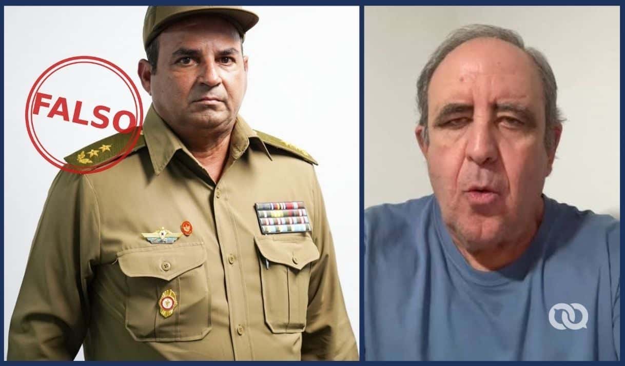 El general de división Eugenio Armando Rabilero e Ignacio Giménez (derecha). Collage: elTOQUE