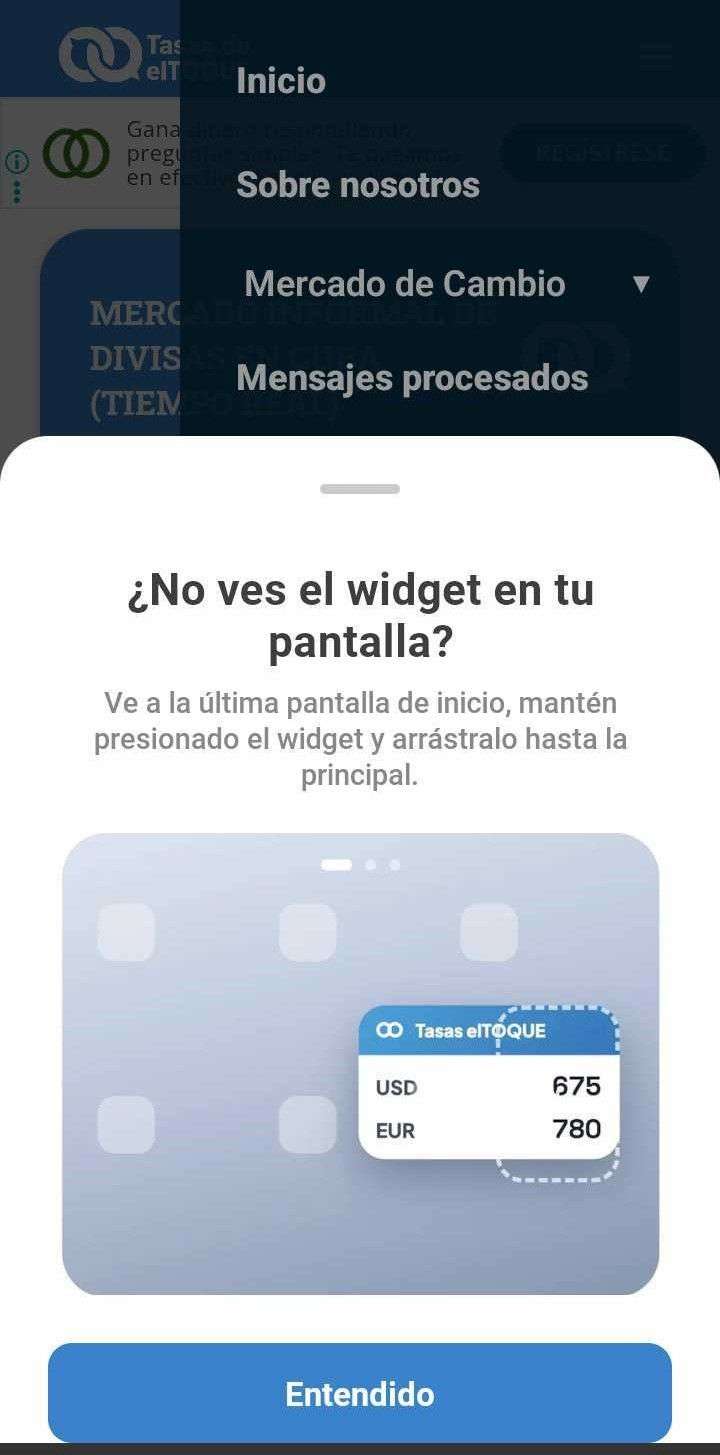 cómo_activar_el_widget_de_las_«tasas_de_eltoque»
